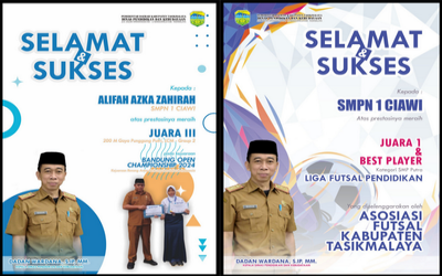 SMPN 1 CIAWI KEMBALI BERSINAR DENGAN RAIHAN PRESTASI